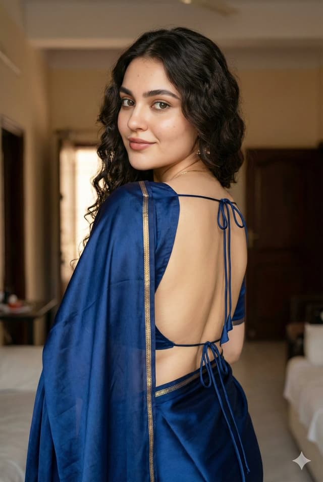 Ultra-Realistic South Asian Woman in Saree Portrait — output