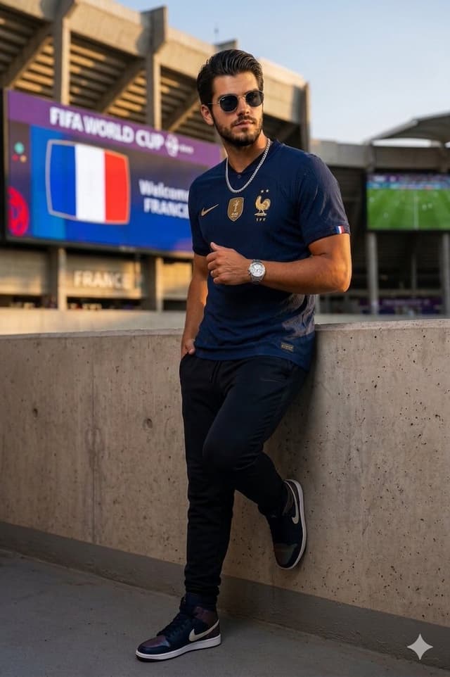 Product Marketing - France World Cup Fashion Portrait — output