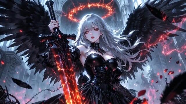 Crimson Seraph Dark Fantasy — cover