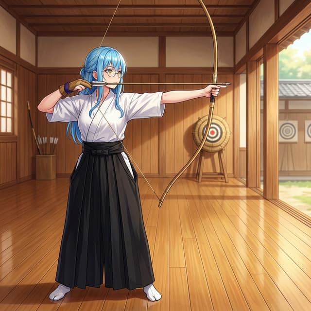 Transforming into a Kyudo (Archery) Practitioner — output