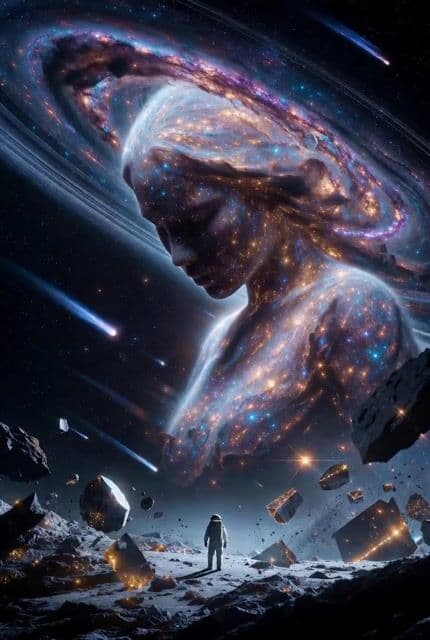 Grok Imagine Complex Cosmic Scene Prompt — cover
