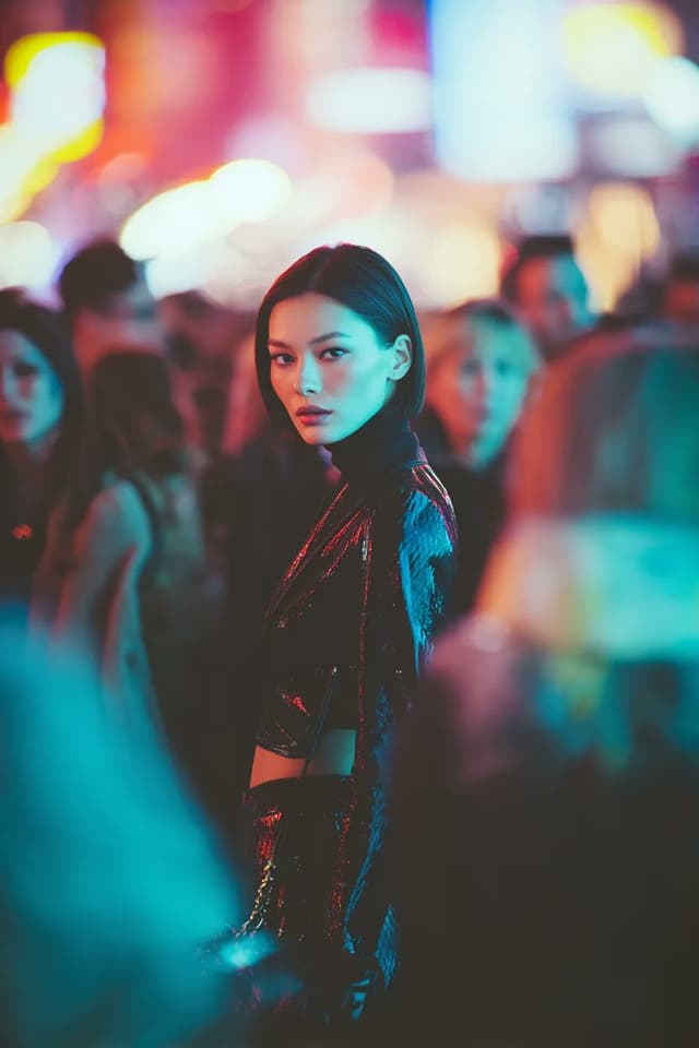 Ultra-realistic Cyberpunk Fashion Portrait — output