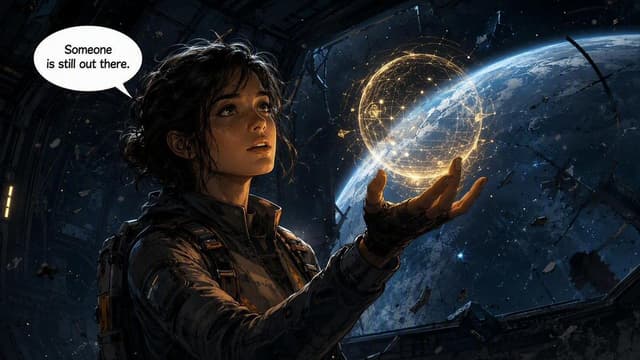 Comic / Storyboard - Sci-Fi Comic Panel Illustration — output