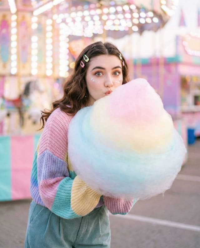 Cozy-Sweet Editorial Portrait with Cotton Candy — output