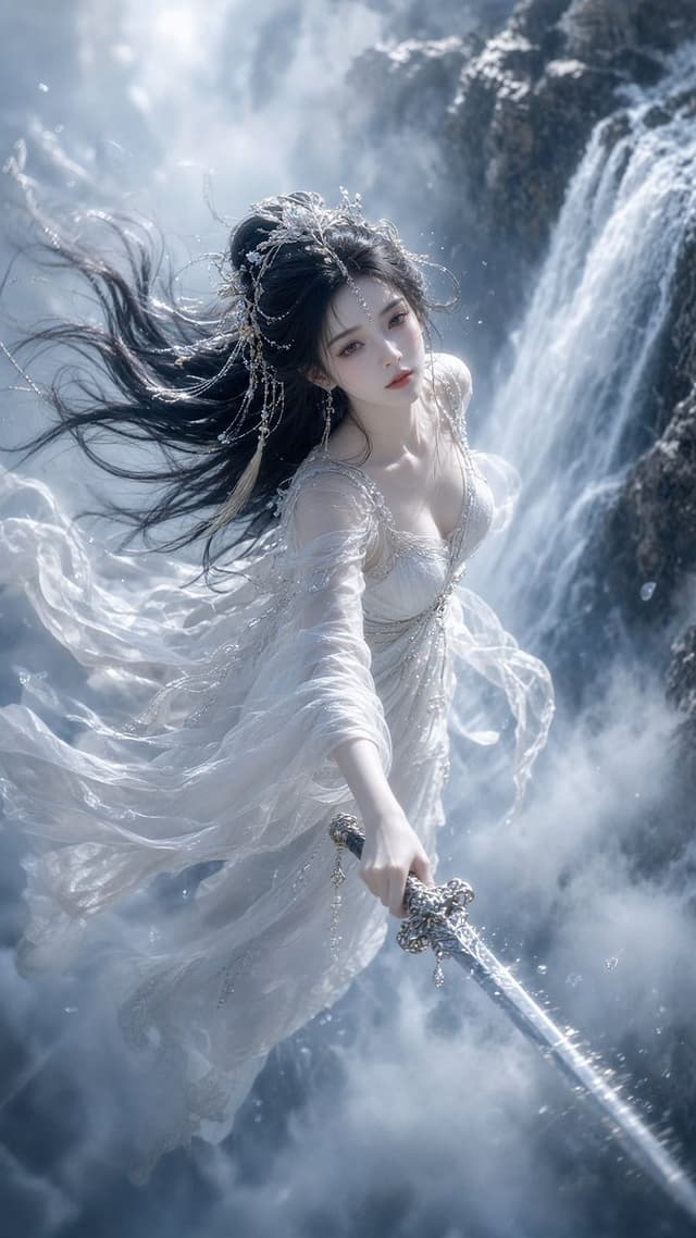 Profile / Avatar - Xianxia Sword Goddess by Waterfall — output
