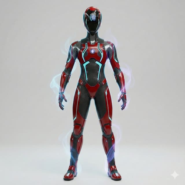 Game Asset - 3D Cinematic Character Render with Adaptive Magic Aura — output