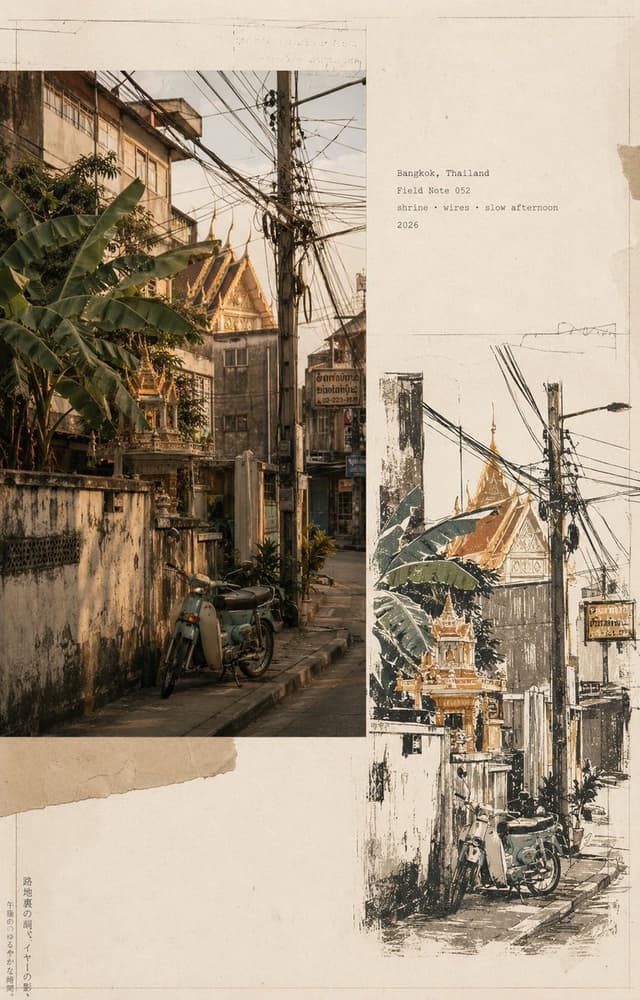 Infographic / Edu Visual - Vintage Travel Journal Collage — output