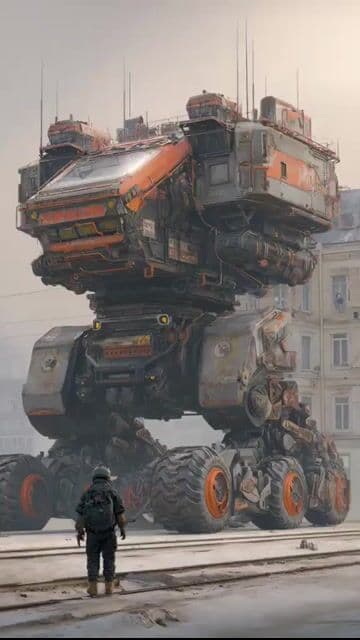 Industrial Mecha Walker Cinematic — cover