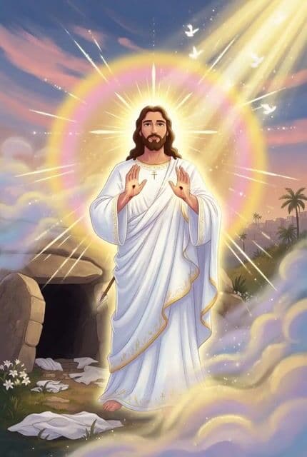 Grok Imagine Prompt: Jesus Christ Risen — cover