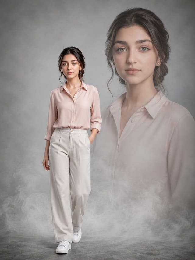 Social Media Post - Misty Double Exposure Fashion Portrait — output