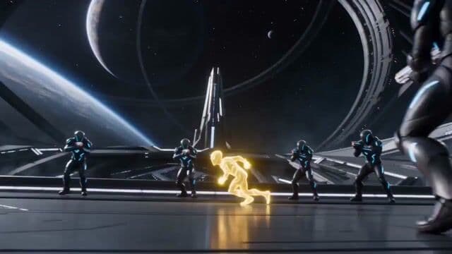 Futuristic Sci-Fi Action Scene — cover