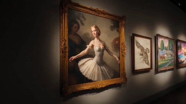 Museum Gallery Tracking Shot — cover