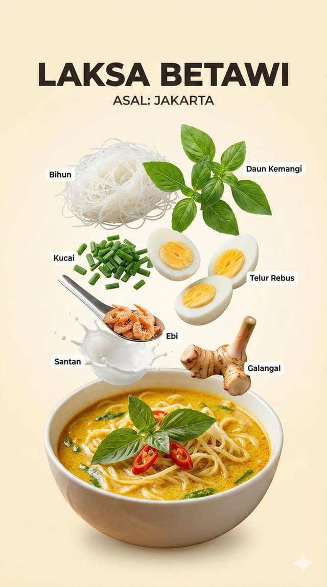 Infographic / Edu Visual - Structured Indonesian Food Infographic Prompt — output