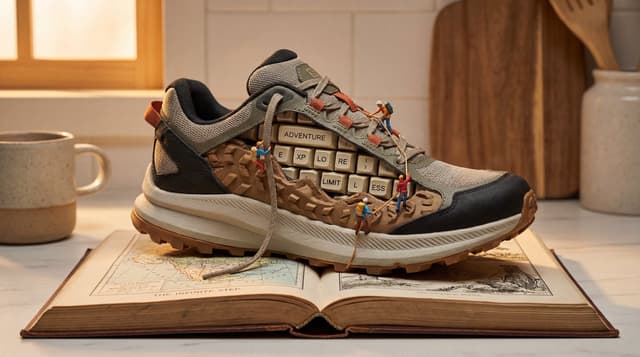 E-commerce Main Image - Nano Banana Pro Prompt for Miniature Sneaker Scene — output