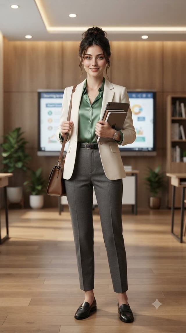 Profile / Avatar - Professional Office Woman Portrait — output
