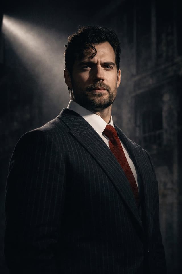 Dramatic Cinematic Low-Angle Portrait Prompt (Reference Image Required) — output