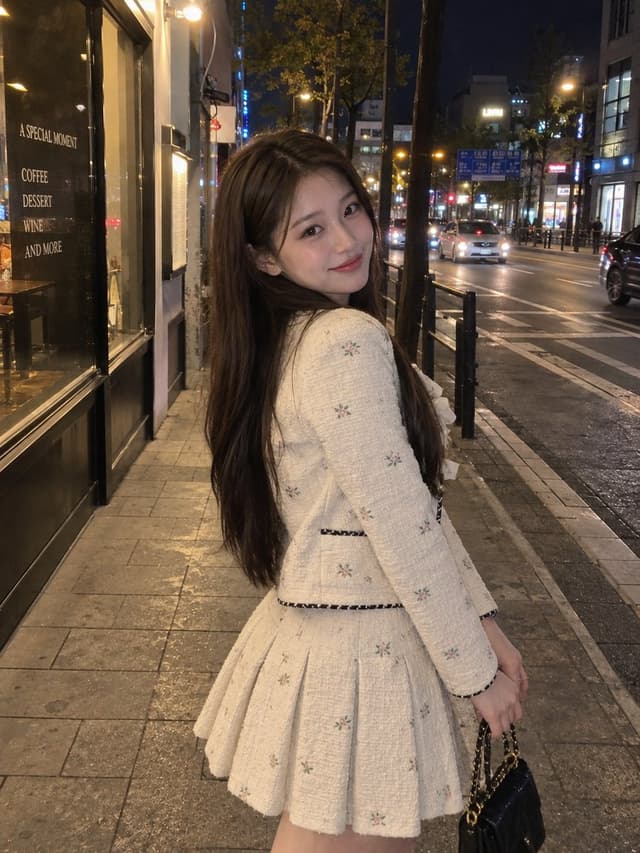 Social Media Post - Nighttime Urban Street Portrait — output