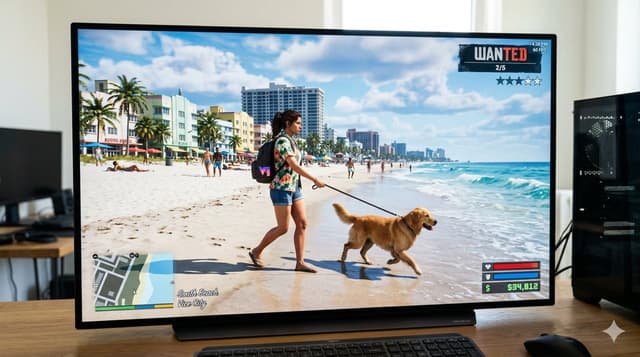 Game Asset - GTA 6 In-Game Footage Test Prompt — output