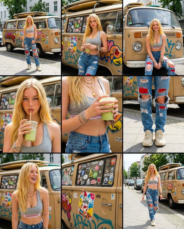 Photorealistic Lifestyle Photo Collage Prompt — output