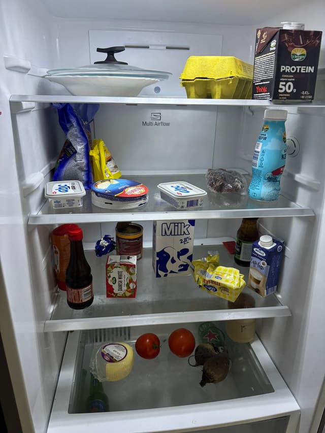 Fridge-scan recipe infographic — output