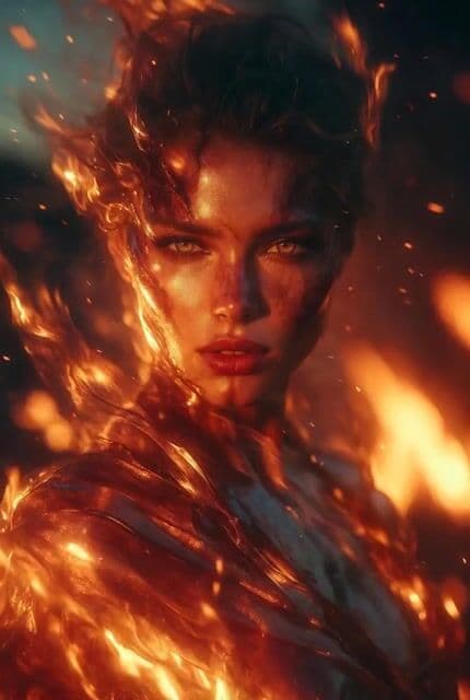 Ultra Sharp Portrait of a Flame Queen — cover