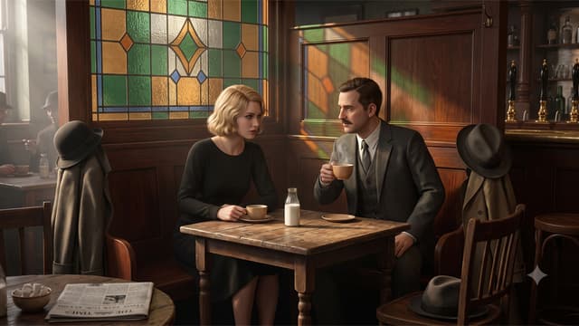 Comic / Storyboard - Inspector Brown Pub Conversation — output