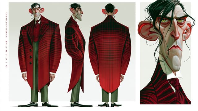 Comic / Storyboard - Gothic Villain Character Sheet — output