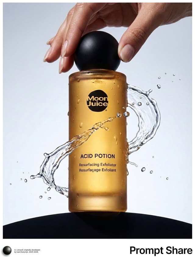E-commerce Main Image - Cosmetic Product Shot with Water Splash — output