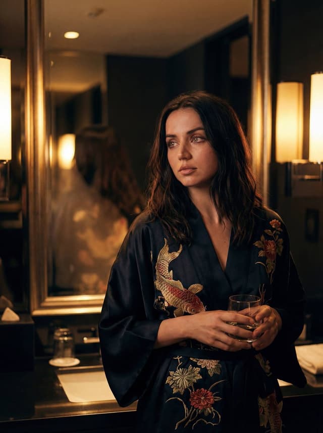 Product Marketing - Celebrity Kimono Series in Cinematic Lighting — output