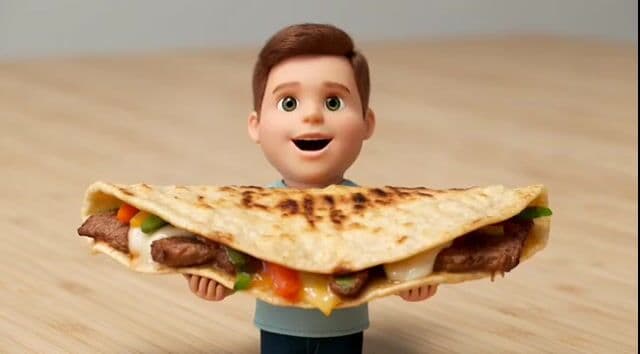 Tiny Man and Giant Quesadilla — cover