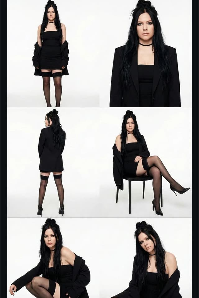 High-Fashion Studio Collage with Identity Lock Prompt — output
