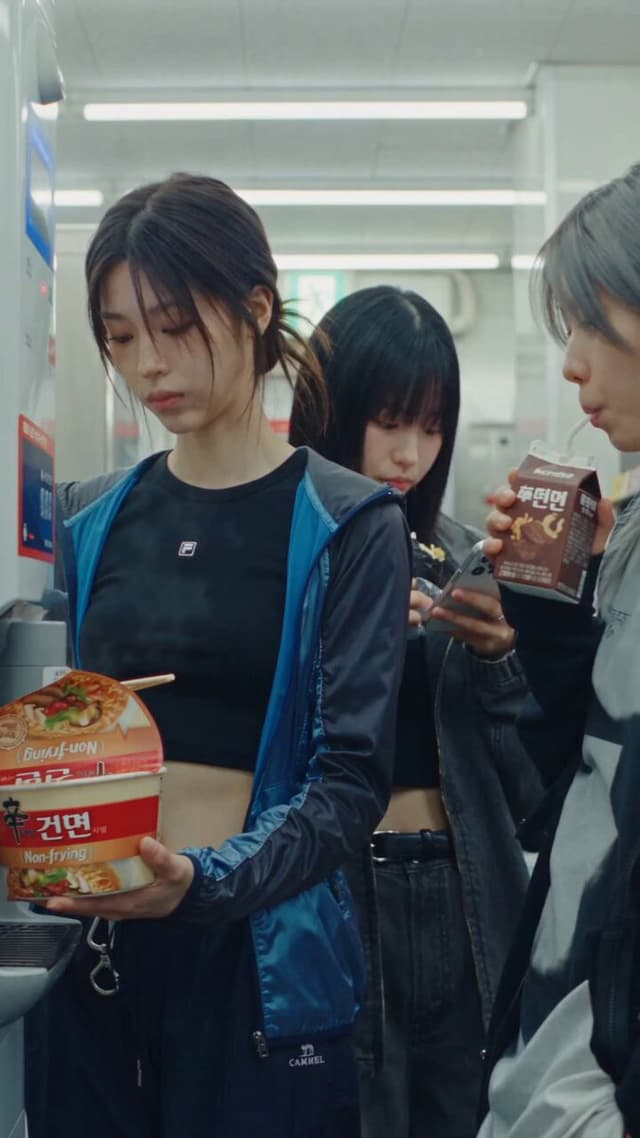 Late-Night Korean Convenience Store Ramen Scene — cover