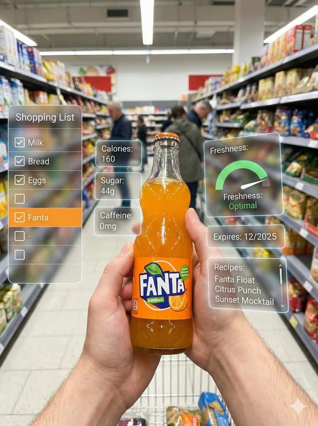 Infographic / Edu Visual - Mixed Reality Retail Experience Prompt — output