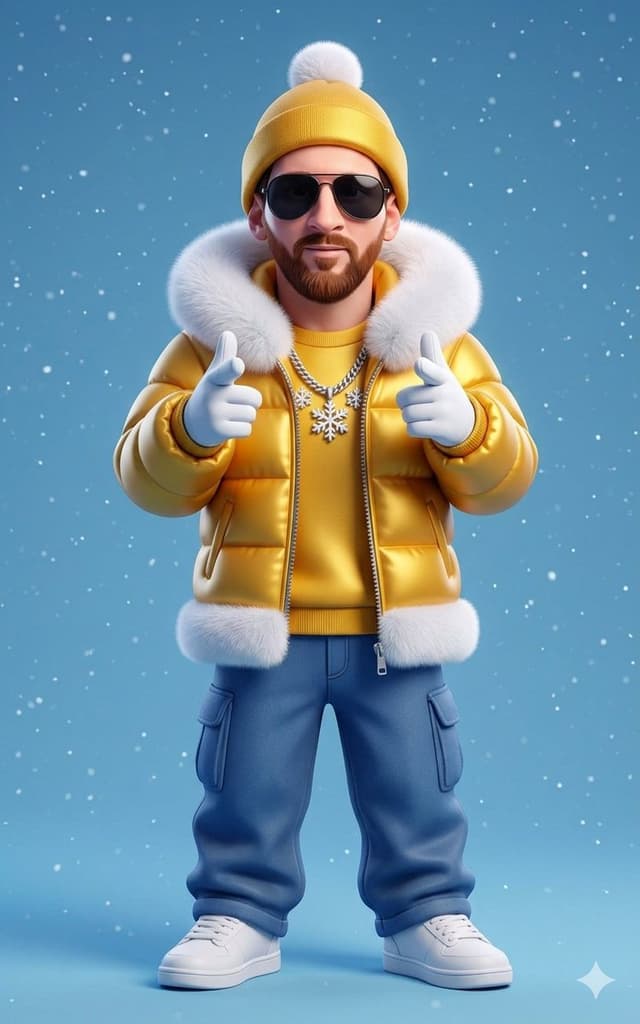 Profile / Avatar - Stylized 3D Cartoon Man in Streetwear — output