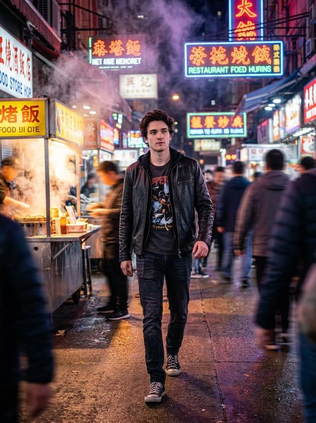YouTube Thumbnail - Cinematic Hollywood-Style Street Market Walk — output