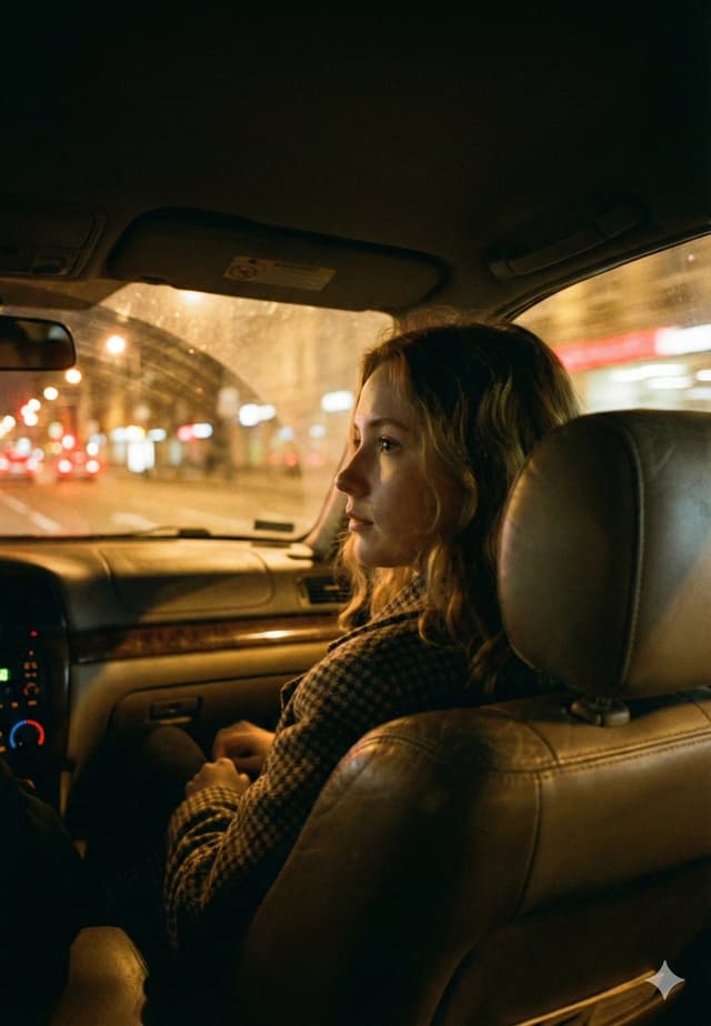 Cinematic Night Car Interior Portrait — output