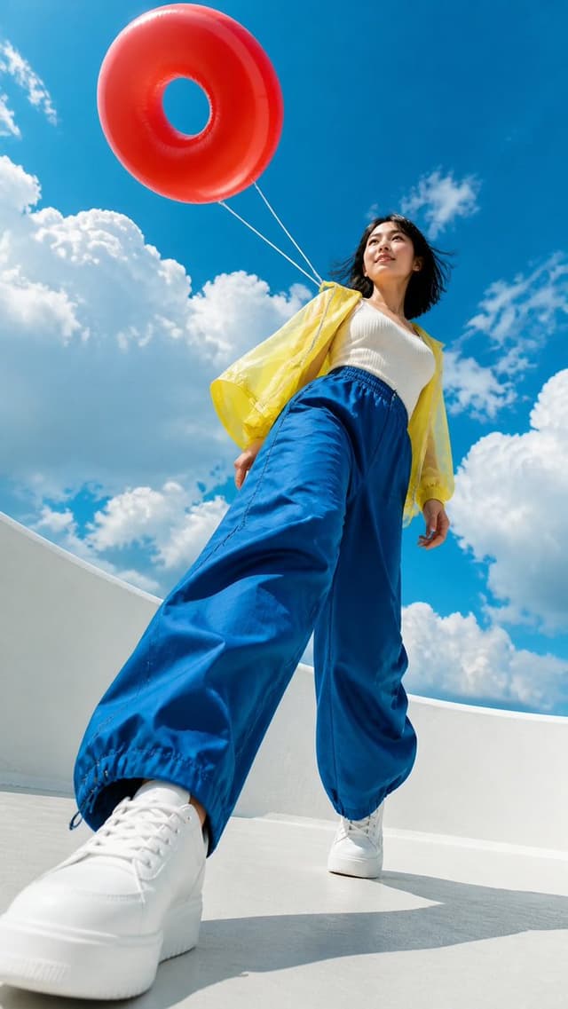 Social Media Post - Summer Fashion Surreal Composition — output