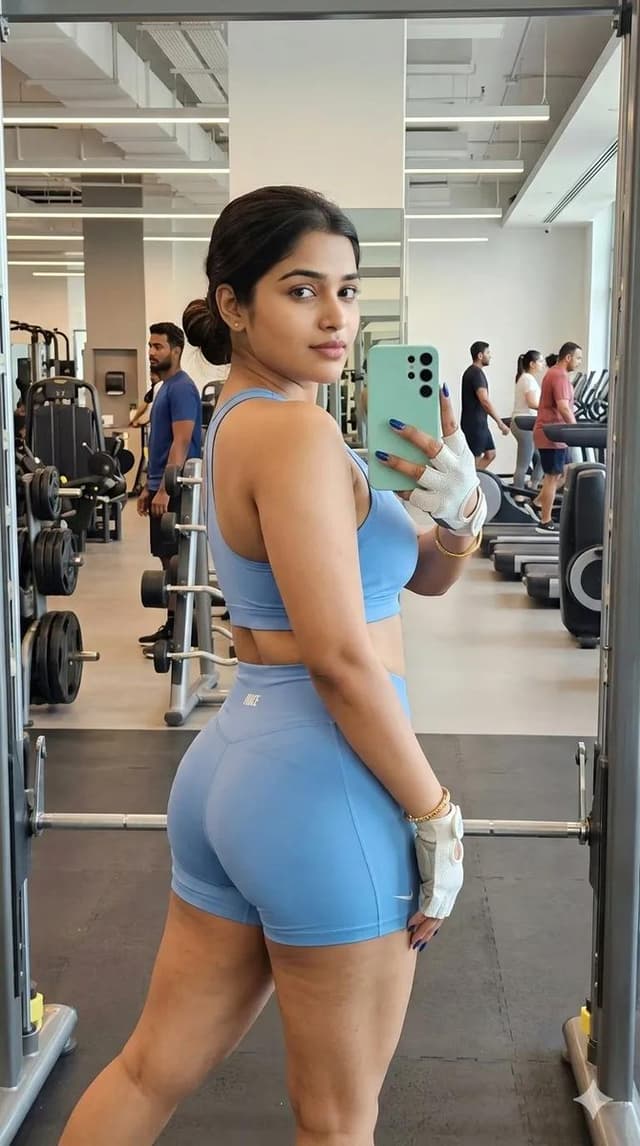 Profile / Avatar - Gym Mirror Selfie Portrait — output