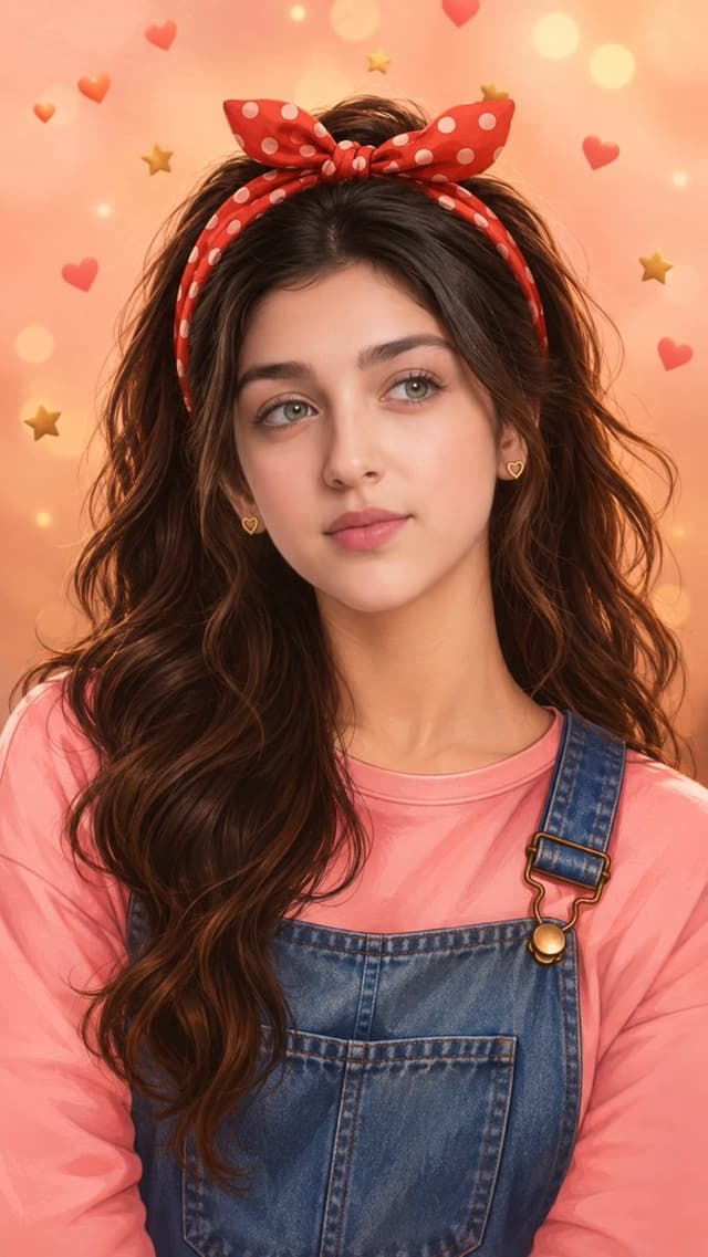 Profile / Avatar - Kawaii Denim Portrait — output