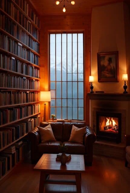 Cozy Den with Camera Zoom Prompt — cover