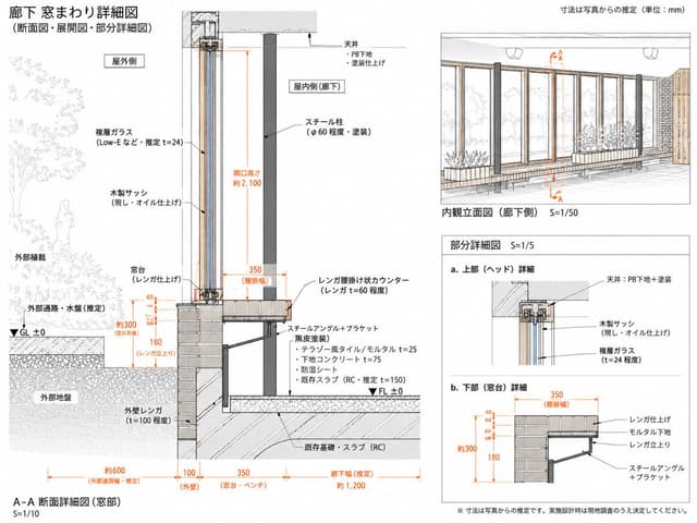 Infographic / Edu Visual - Japanese Corridor Window Detail Sheet — output