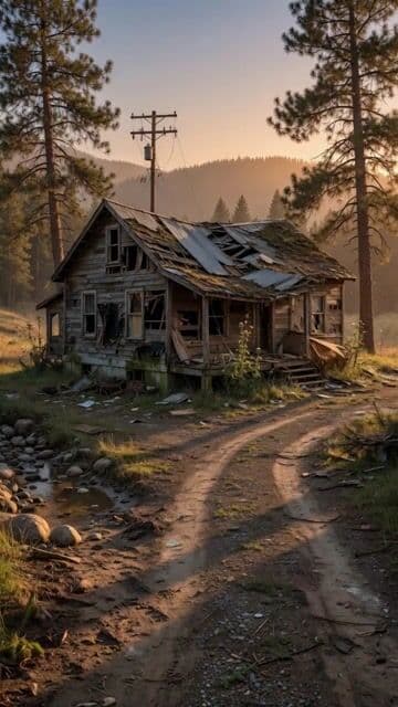 Mountain Cabin Scene Lock Prompt — cover
