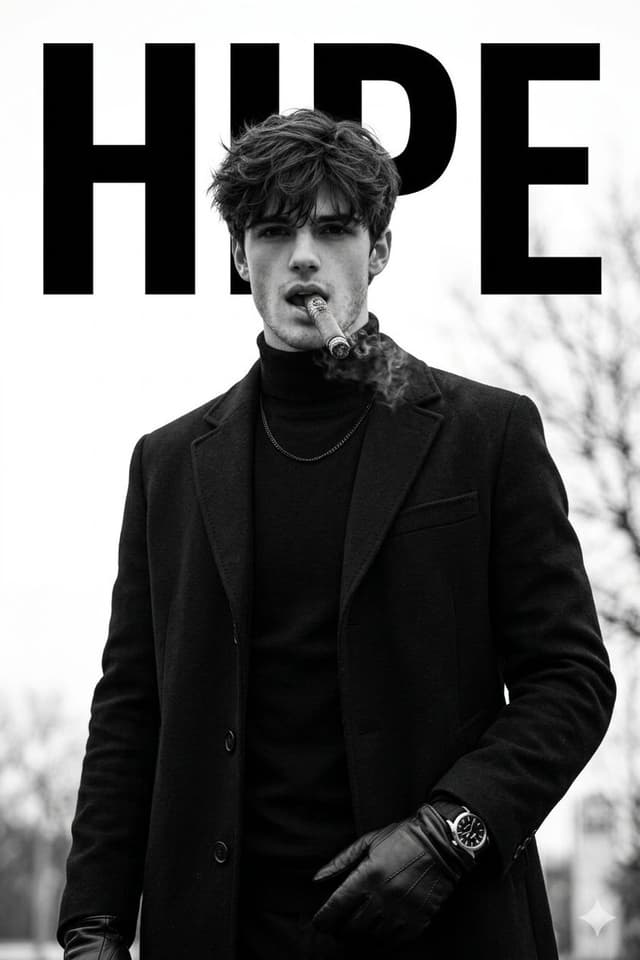 Product Marketing - Luxury Monochrome Male Fashion Portrait — output