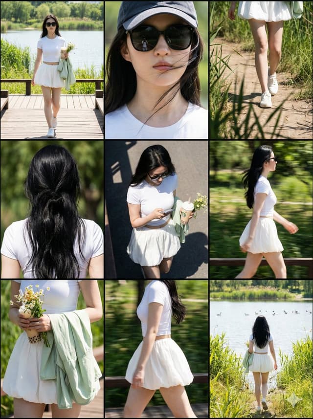 Paparazzi Collage Master Meta-Prompt (9-Grid Street Style) — output