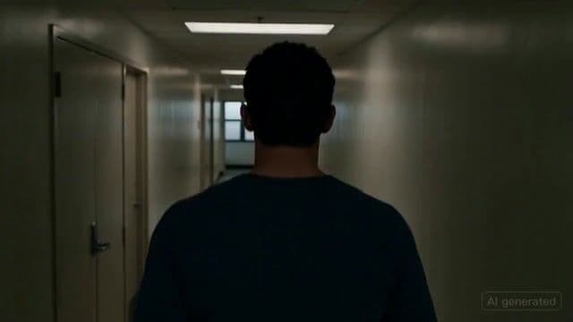 Cinematic Horror Scene: Corridor Attack — cover