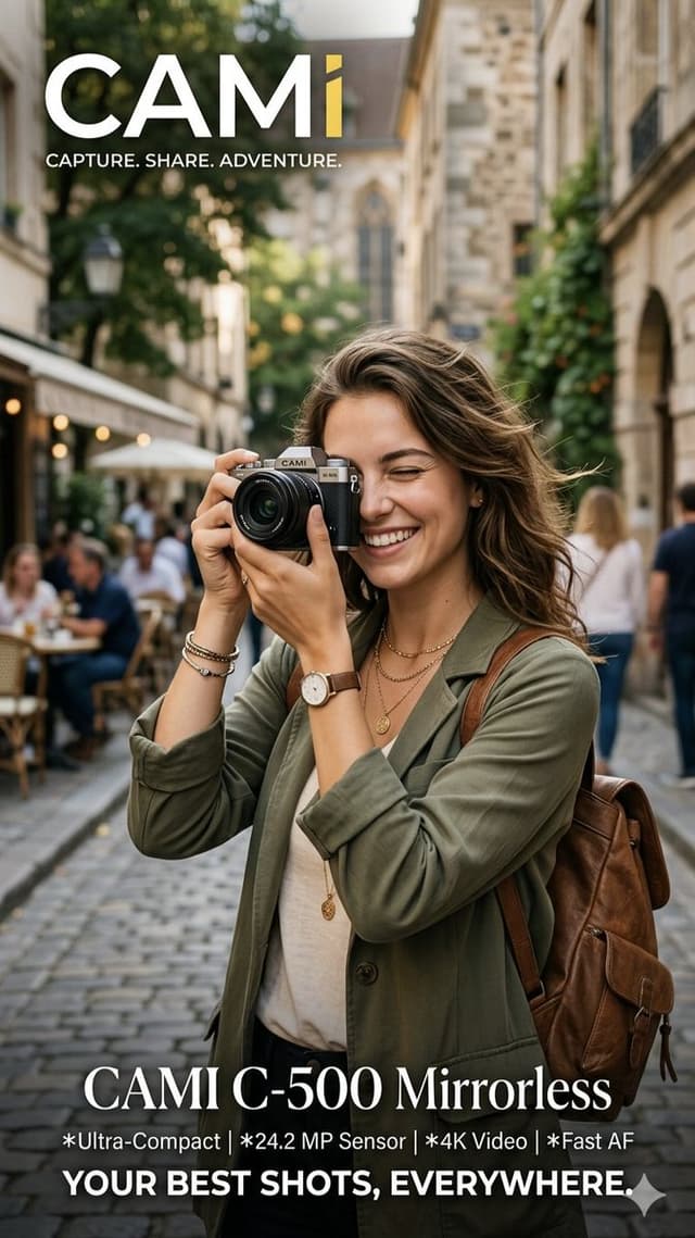Product Marketing - Travel Photographer Camera Advertisement — output