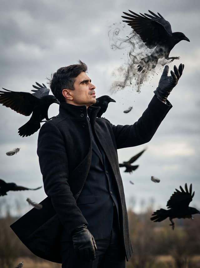 Profile / Avatar - Raven Summoner Cinematic Portrait — output