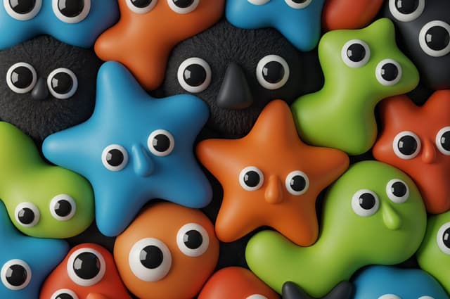 Neo-Skeuomorphism Crowd Scene Prompt — output