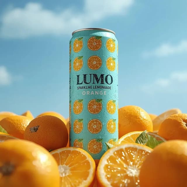 E-commerce Main Image - Ultra-Realistic Beverage Advertising Photography (LUMO Soda) — output