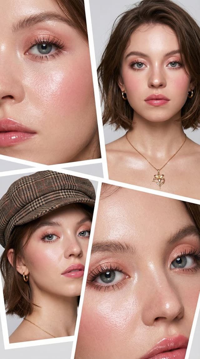 Korean Beauty Editorial Collage Prompt — output